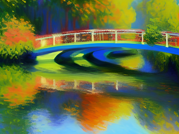 02 painted in the style of claude monet