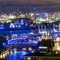 Lichter im Hafen