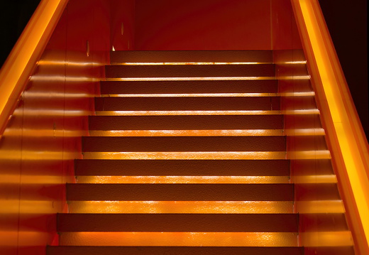 Heiße Treppe