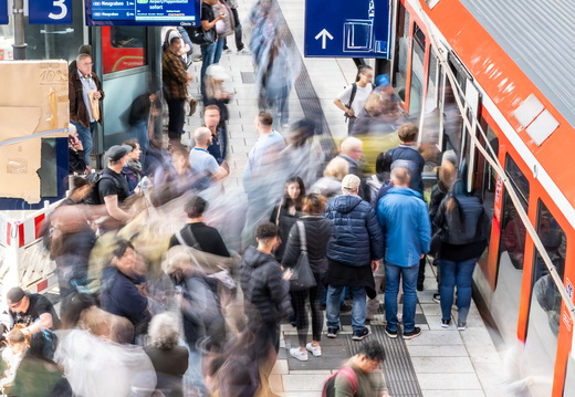 Die Geister verlassen den Zug